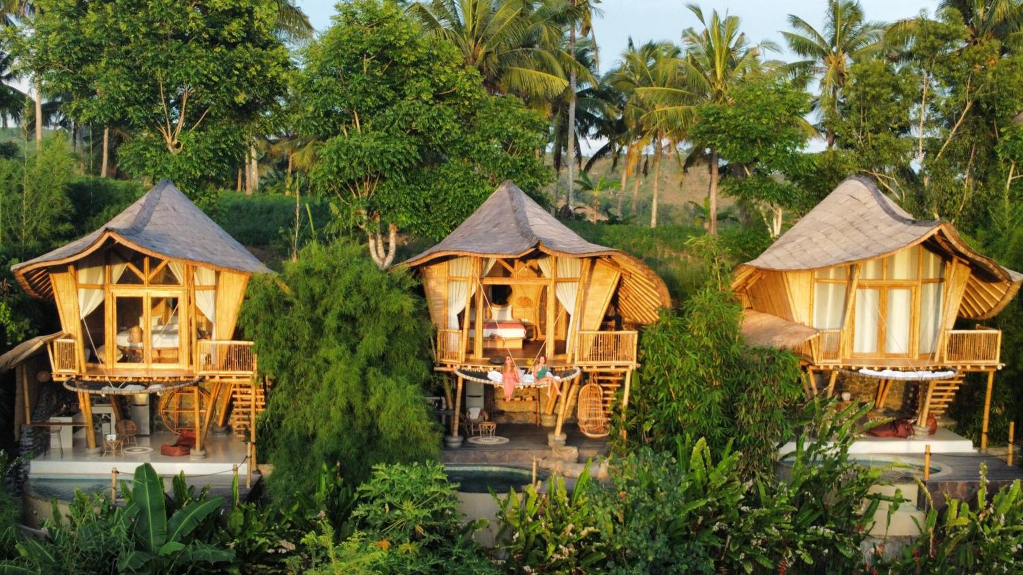 Kalma Bamboo Eco Lodge Kuta  Eksteriør billede